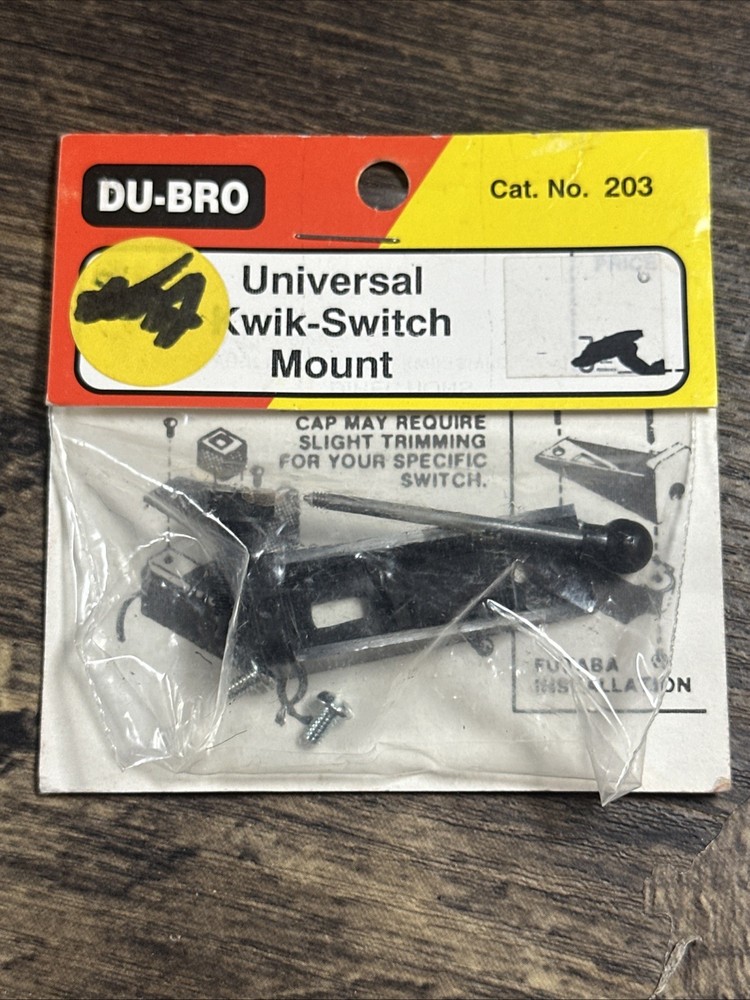 DuBro Kwik Switch Mount -Cat No. 203-NOS!