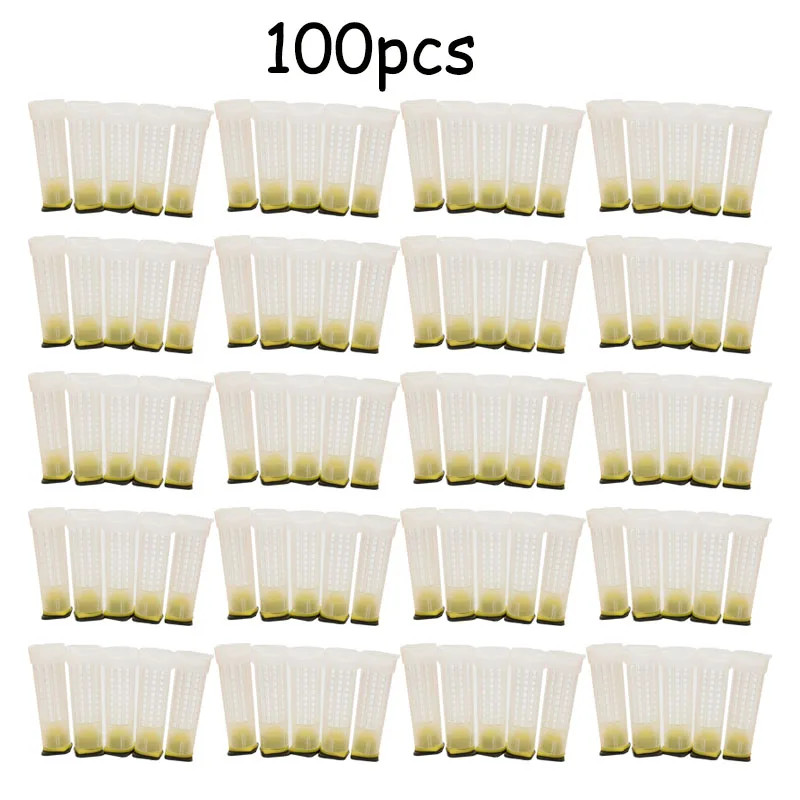 New Wholesale Beekeeping Queen Bee Rearing System Protection Cages Plastic Tools