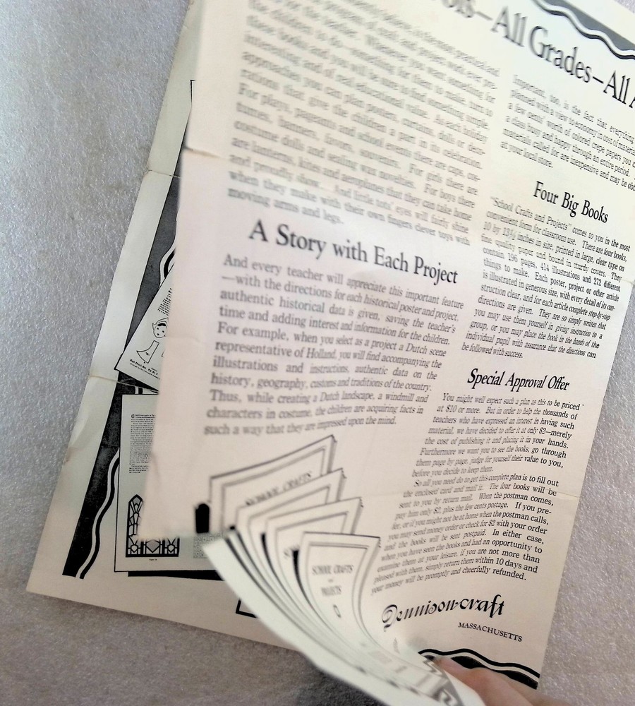 Dennison-craft School Crafts Projects Teaching Method Pamphlet Instructor