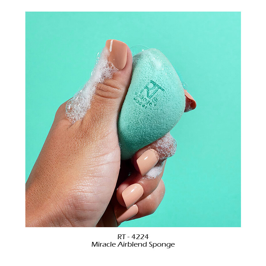 1 REAL TECHNIQUES Miracle Airblend Sponge + "RT - 4224" *Joy's cosmetics*
