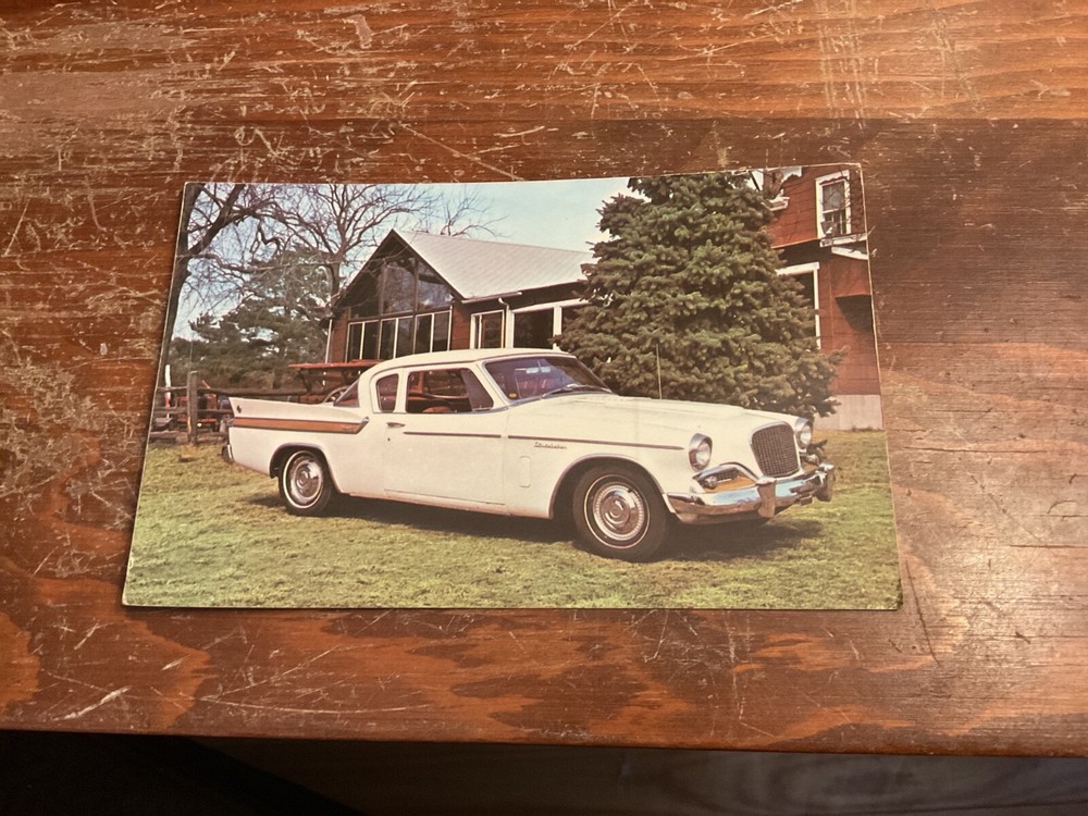 Vintage 1961 Studebaker Hawk - Post Card #459 Unused