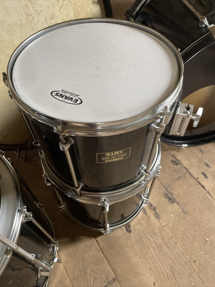 MAPEX Mars Pro 90's 6PC rack System Black Lacquered RARE