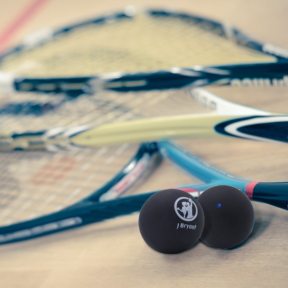 Squash Balls 4 Pack Single Blue Dot Rubber Squash Ball for Beginners Training