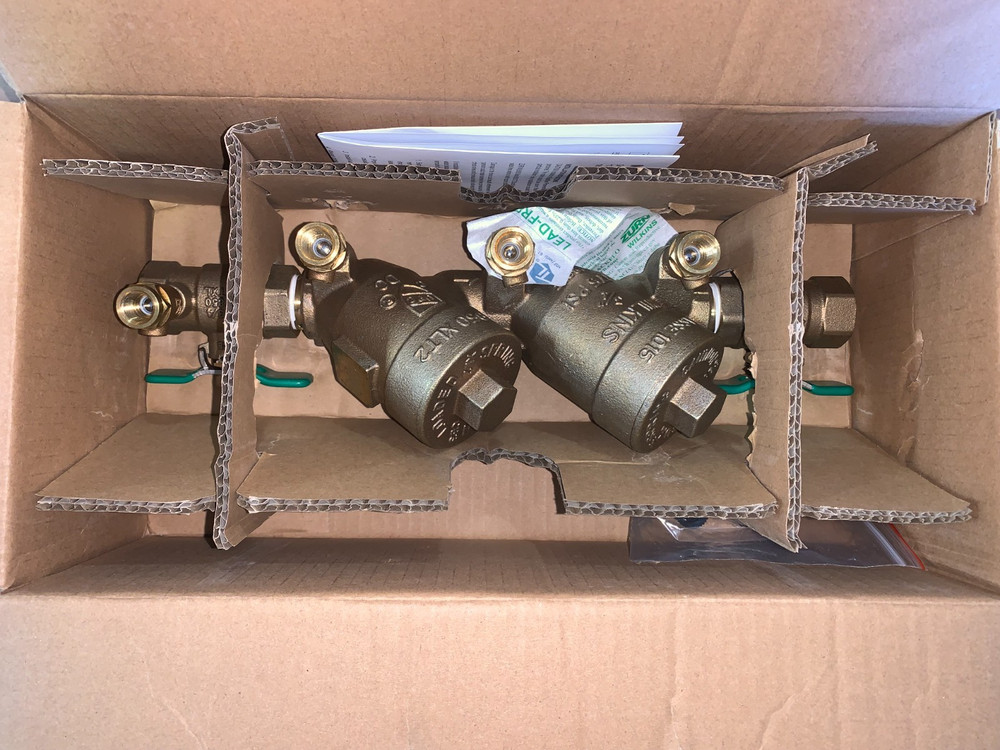ZURN 950XLT2 DOUBLE CHECK VALVE ASSEMBLY 3/4" IPS