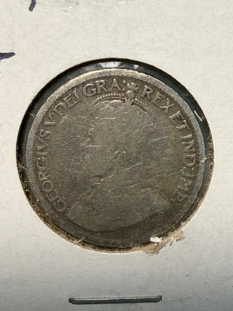 1919 Canada 10 Cents silver coin.