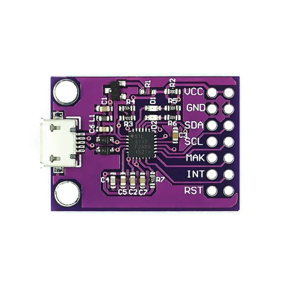 1Pc CP2112 Debug Board USB to I2C Communication Module Smbus Bridge Controller