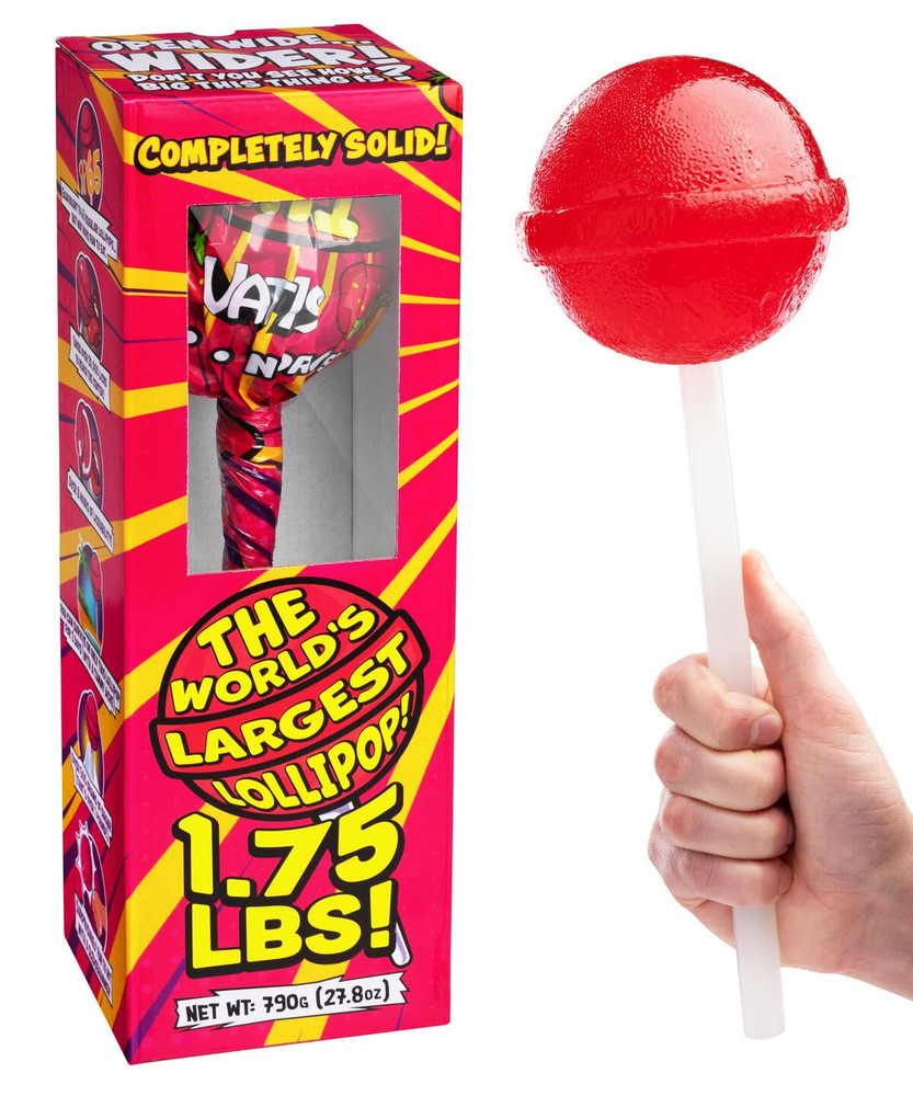 - the World'S Largest Lollipop (1.75Lbs of Solid Candy!)