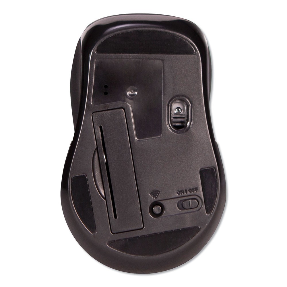 Innovera® Mid-Size Wireless Optical Mouse with Micro USB, 2.4 GHz Frequency/32 f
