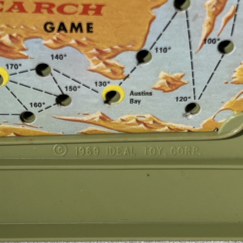 Vintage Ideal Electronic Radar Search Game Complete W/ Box Strategy