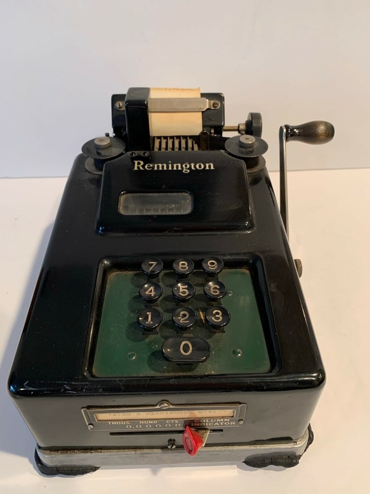 Vintage Remington Rand Adding Machine