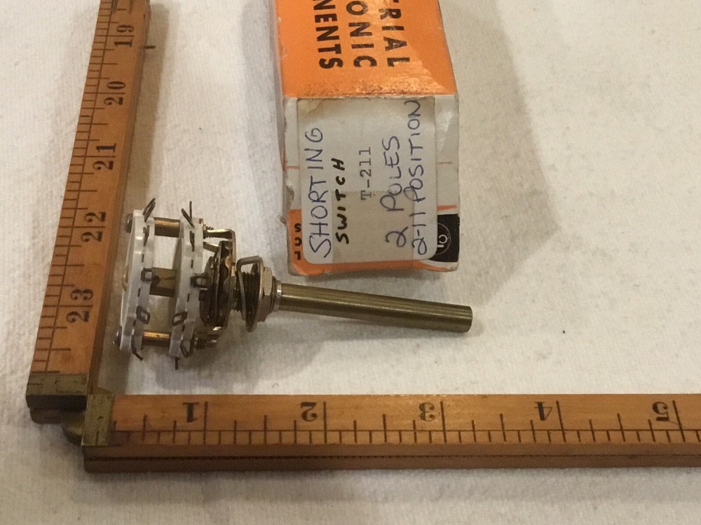 CTS electronic components T211 2 pole 2-11 position shorting rotary switch