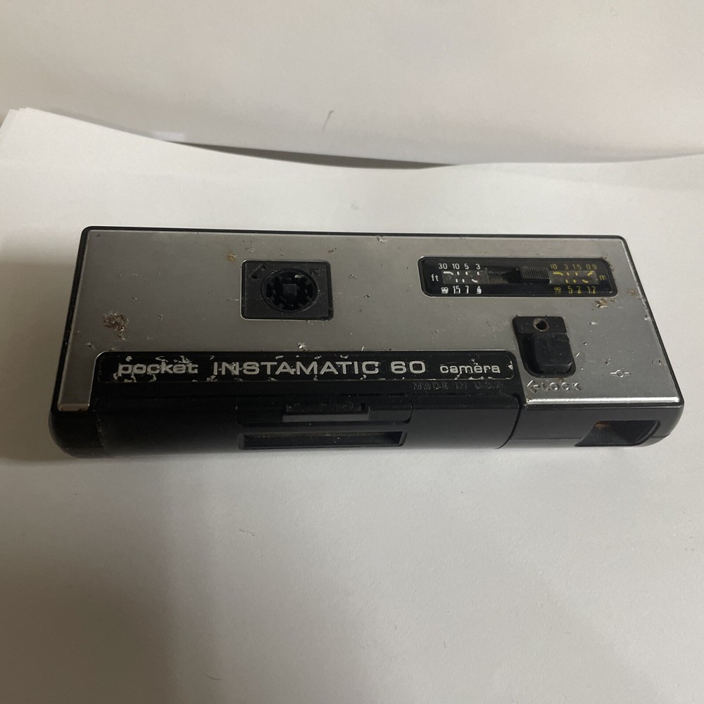 Vintage Kodak Pocket Instamatic 60 Camera - Untested