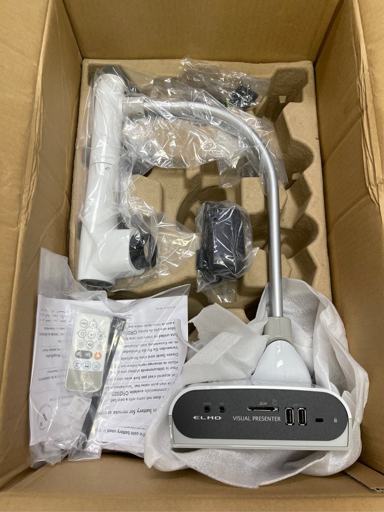 Elmo 1379 Model TT-12W STEM-CAM Visual Presenter, Document Camera with 192x Zoom