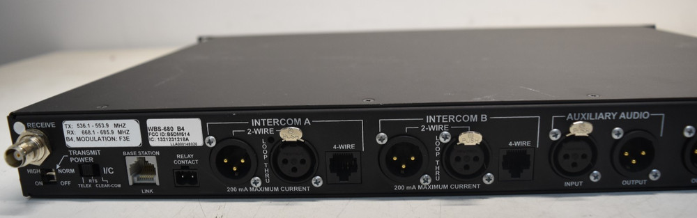 CLEAR-COM WBS-680 UHF Wireless Intercom System