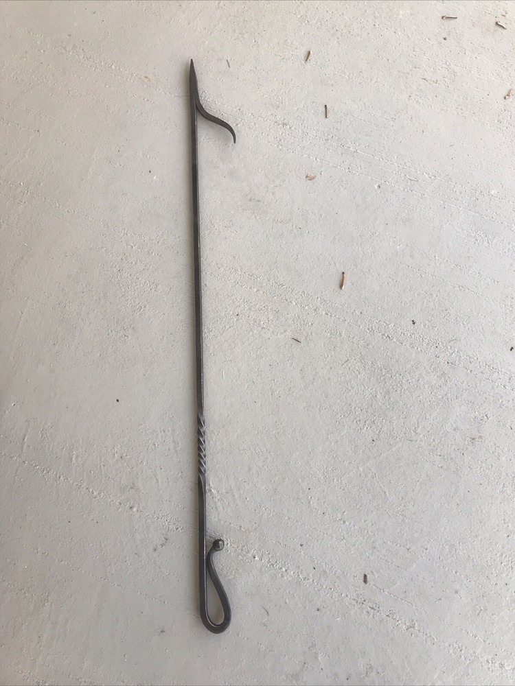  Hand-Forged Fire Poker 38 Inch 
