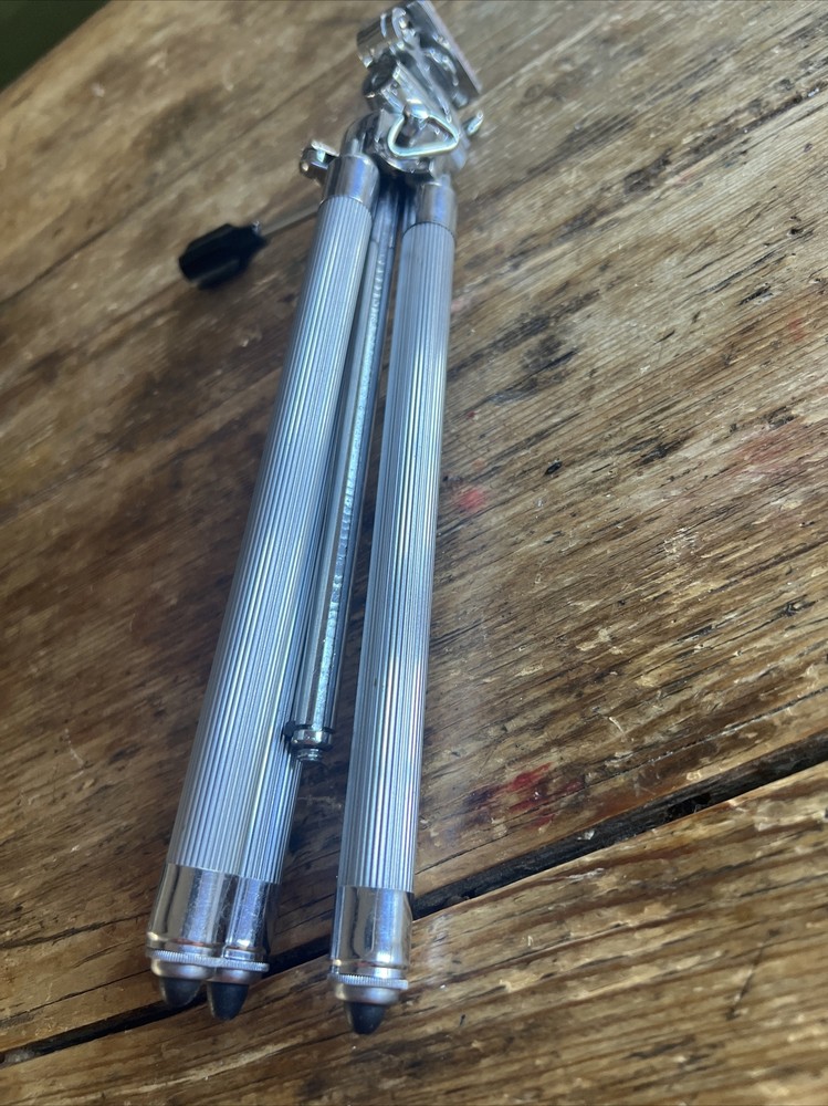 Chrome TELESAR Elevating Tripod 9 Sections to 52” w/ Original Bag