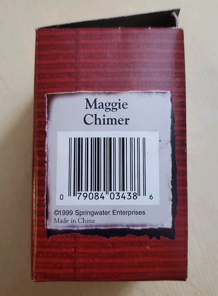 Maggie Bell Chimer 3" Ceramic Bell/Ormament With Box 1999
