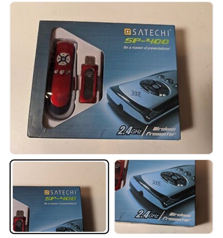 Bluetooth Wireless Presenter Pro Pointer Remote Control SP-400