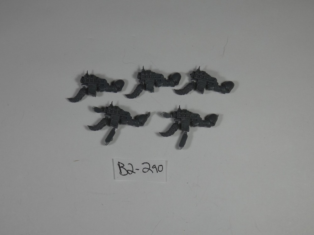Space Wolves Storm Bolter x 5 Bare Plastic Grey Hunter Space Marines B2290
