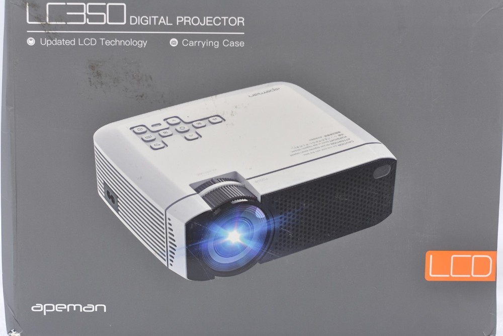 Apeman LC350 Digital Projector w/ Carrying Case
