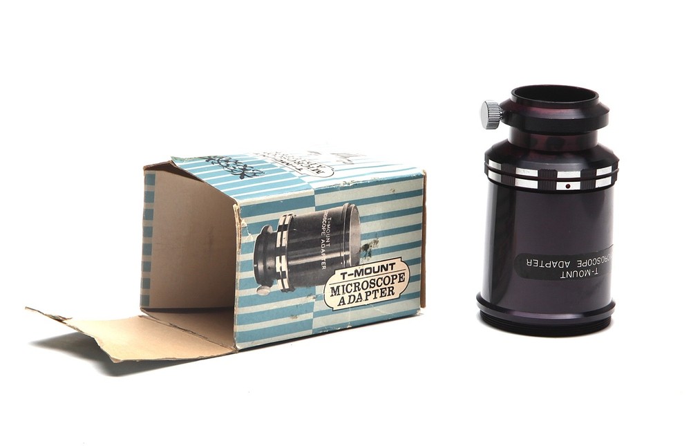 Vintage T-Mount Microscope Adapter Original Box Japan