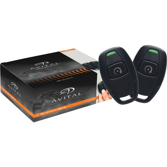 AVITAL 4115L 1-WAY REMOTE START SYSTEM WITH (2) 1-BUTTON REMOTES DEI SECURITY