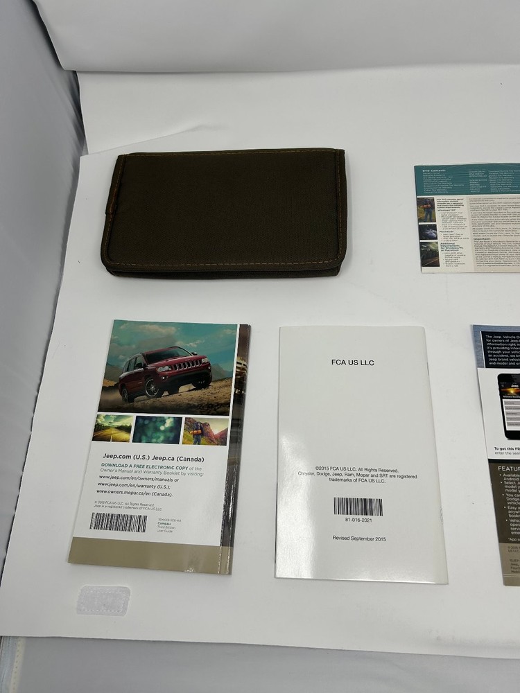 2016 Jeep Compass Owner's Manual Set