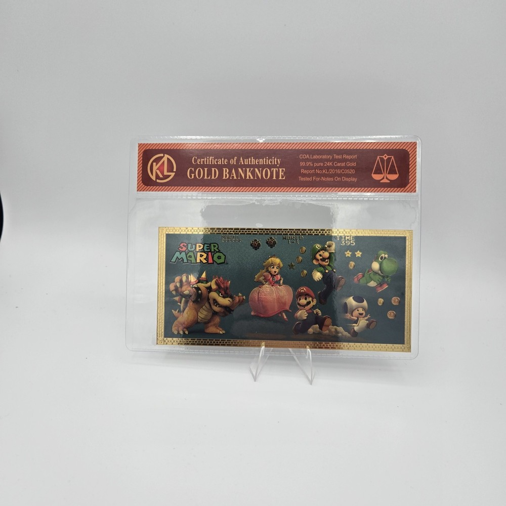 Super Mario Bros. Novelty Banknote Bill