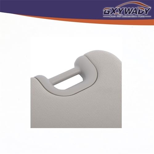 Gray Sun Visor Left Driver Side with Lights and Mirror Replacement for Ram