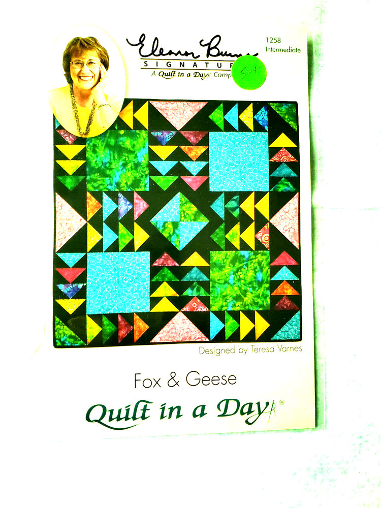 Quilt In A Day Fox & Geese  Eleanor Burns Patterns