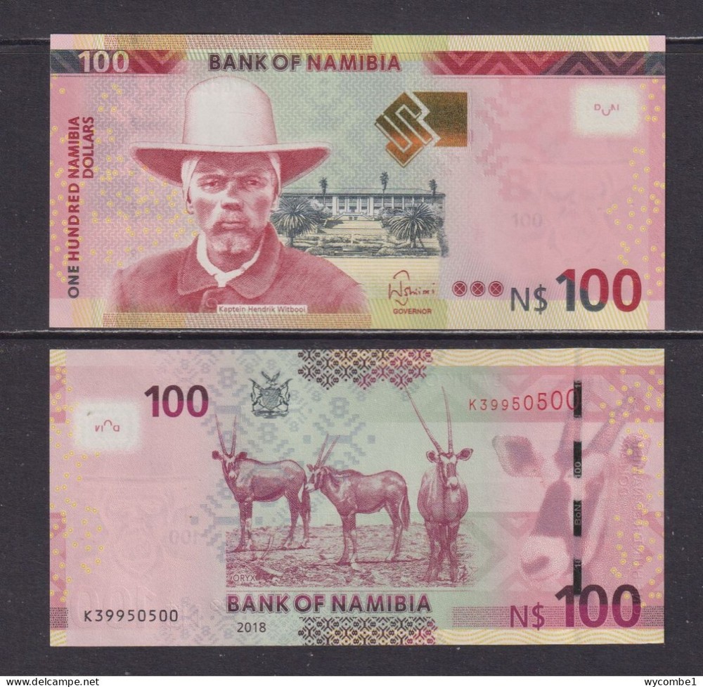 NAMIBIA - 2018 100 Dollars UNC