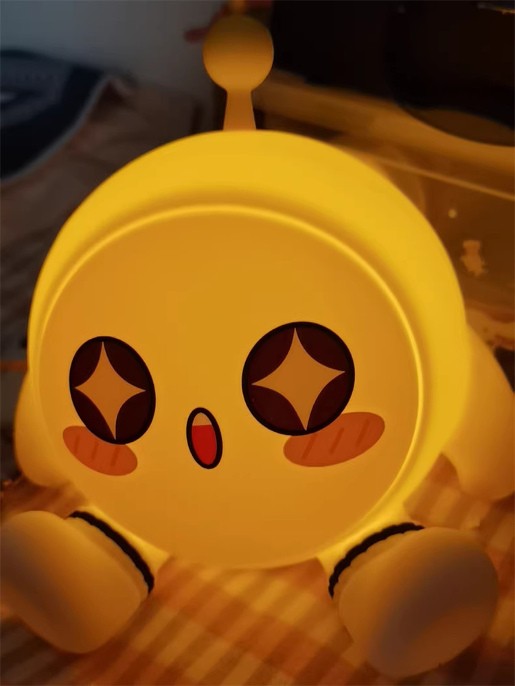Cartoon Eggy Party Night Light Bedside Table Lamp LED Adjustable Touch Lights