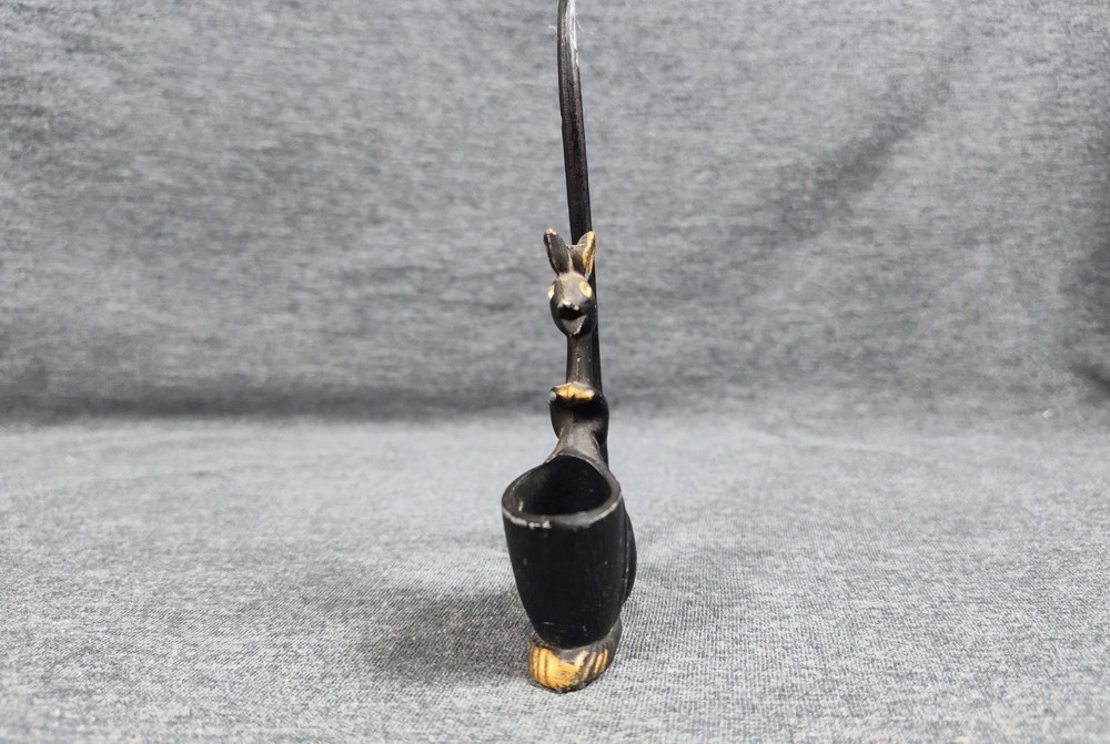 Vintage Brass Kangaroo Matchstick/Toothpick Holder