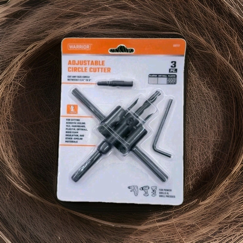 WARRIOR Carbide Tip Adjustable Circle Cutter
