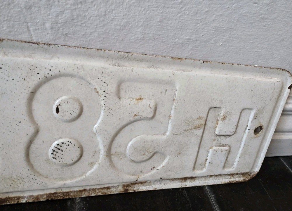 SOVIET UNION CCCP USSR LICENSE PLATE BP