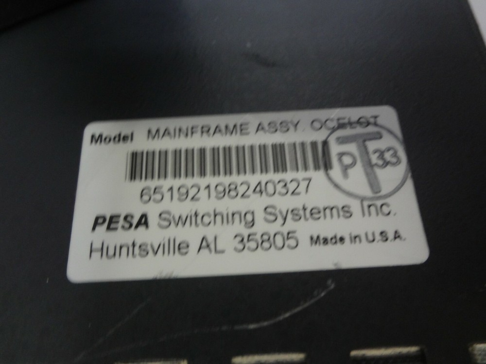 PESA Mainframe Assy Ocelot Analog Video Switch
