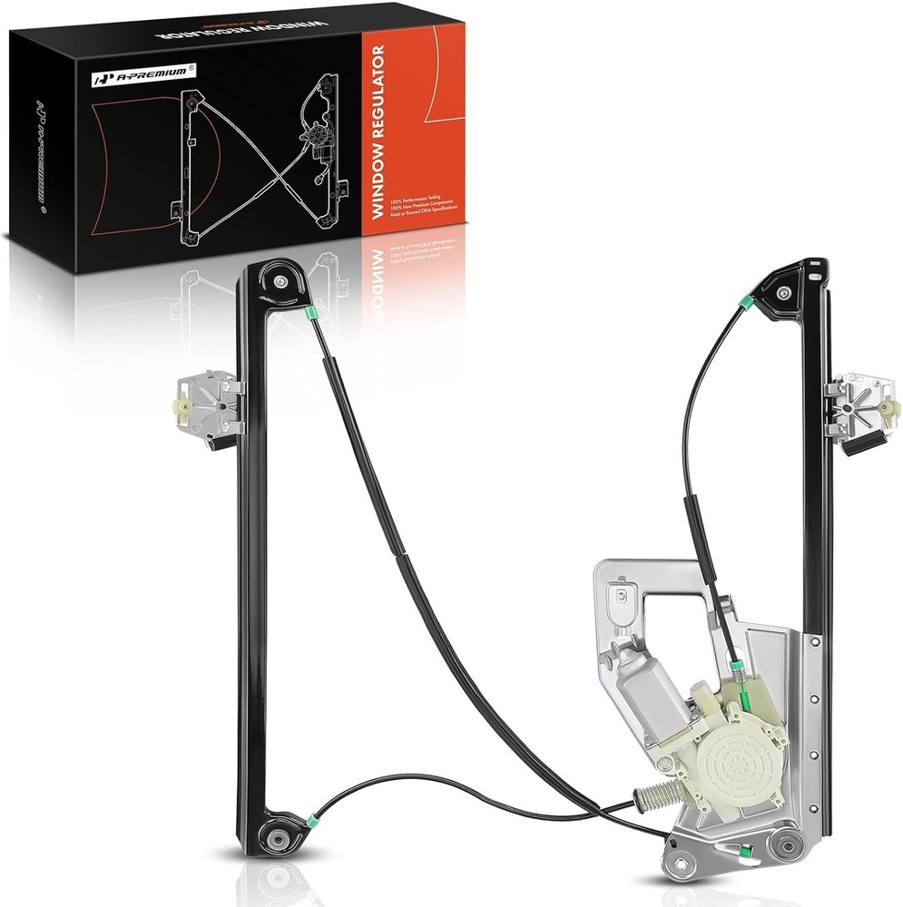Front Left Driver Side Power Window Regulator with Motor Compatible with BMW E39