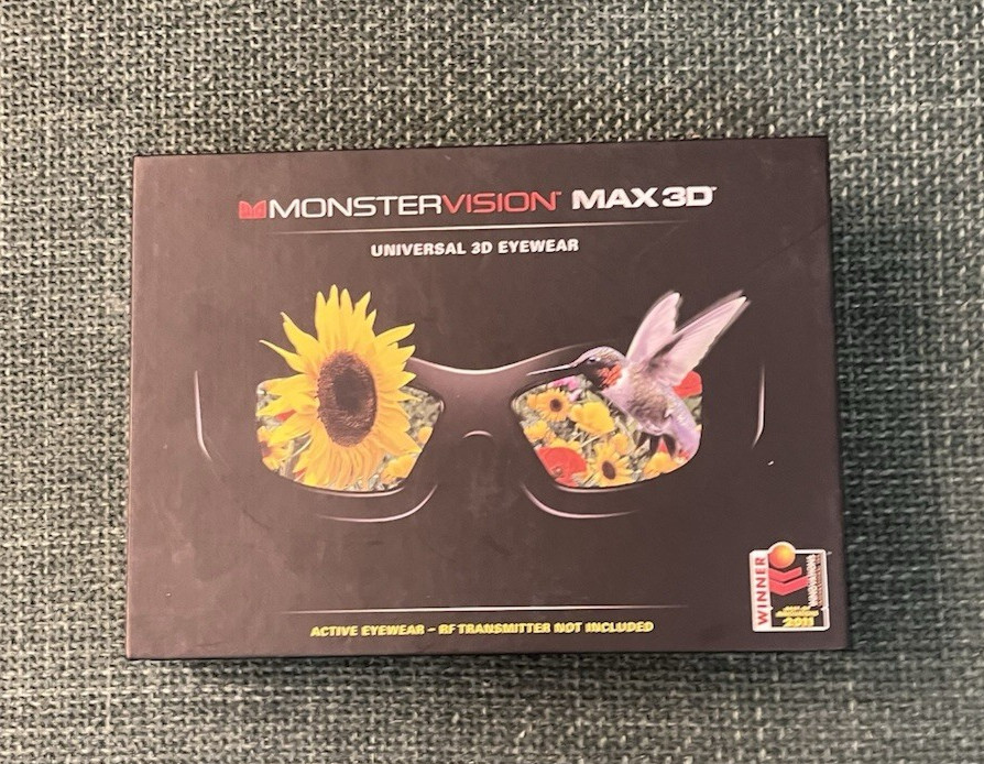 Monster Vision Max 3D Active Eyewear Universal