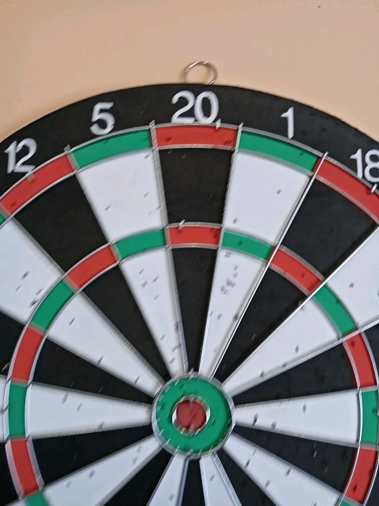 🤩 Double sided Dart Board Set with 6 darts.