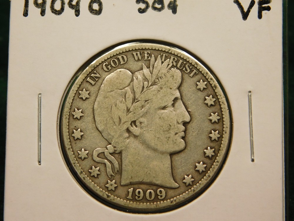 1909  O    Barber Half Dollar  Item # 7822