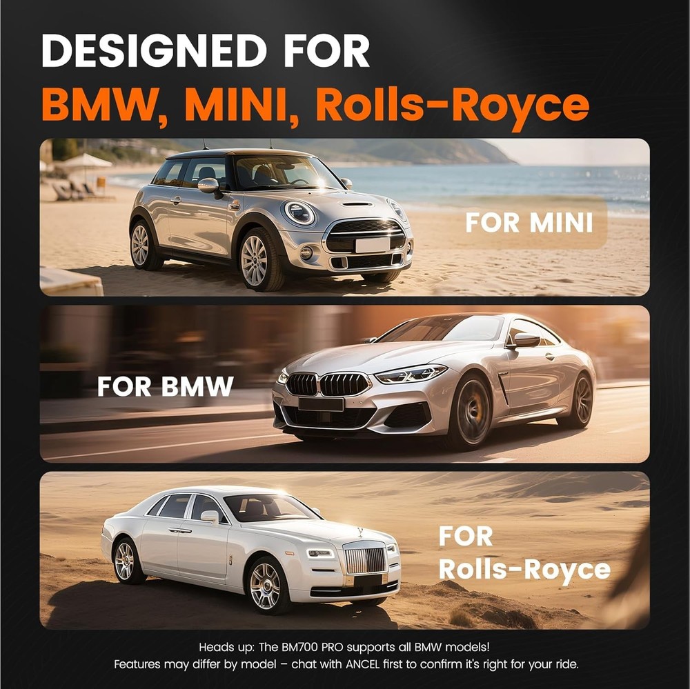 ANCEL BM700 For BMW RR OBD2 Scanner Code Reader All System Diagnostic Tool EPB