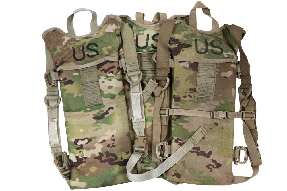 US Army OCP Multicam Molle II Hydration System Carrier Water Backpack No Bladder