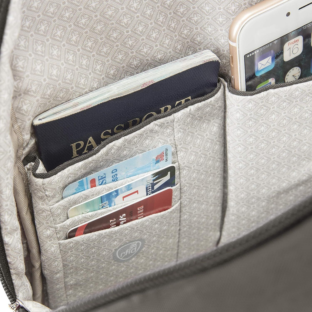 Travelon Small Backpack, Smoke, One Size Smoke