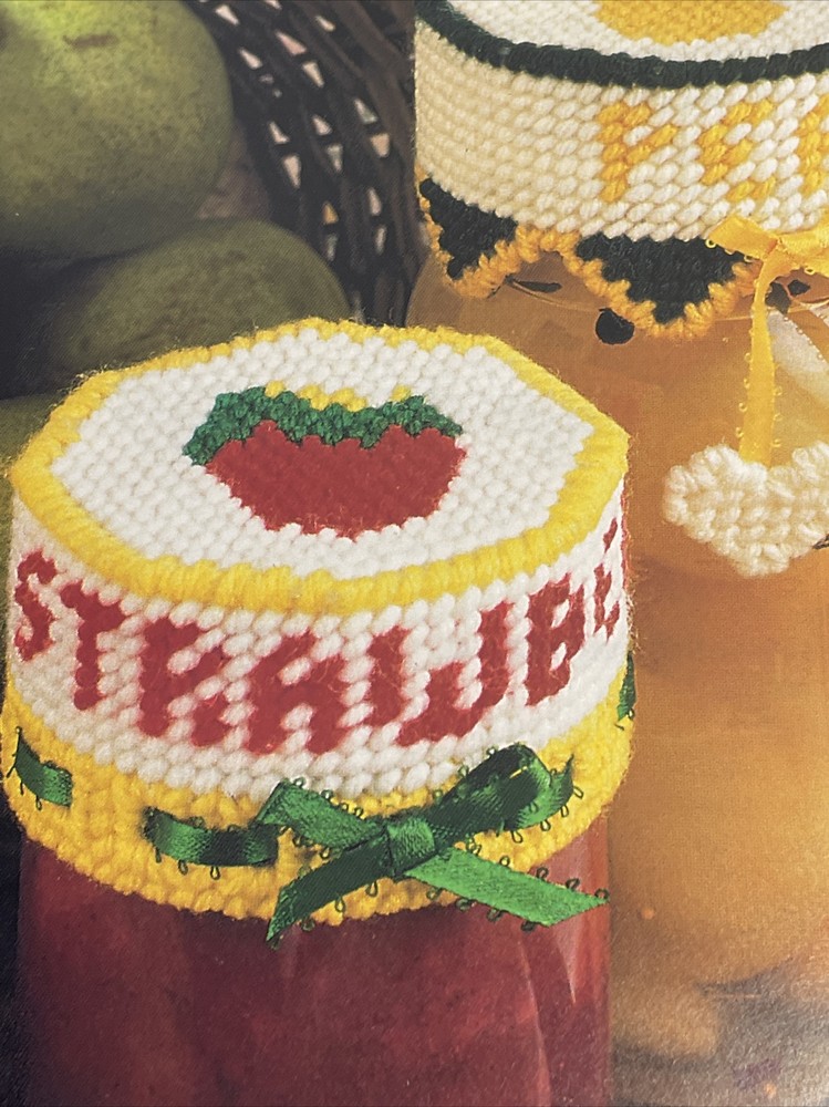 Annie's Attic Jar Toppers Plastic Canvas Pattern