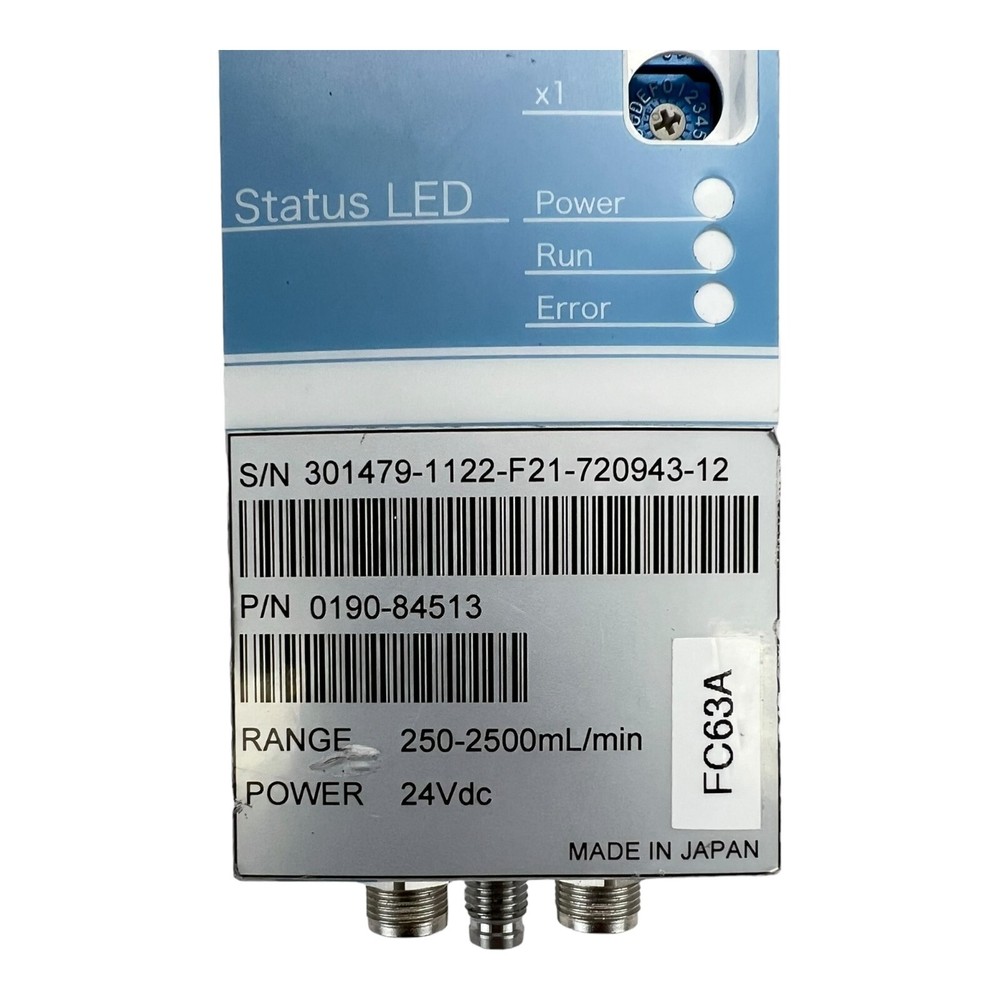 AMAT APPLIED MATERIALS 0190-84513 FLOW CONTROLLER 250-2500ML/MIN