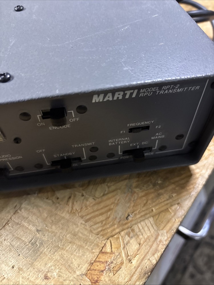 MARTI MODEL RPT-2 SERIES RPU TRANSMITTER