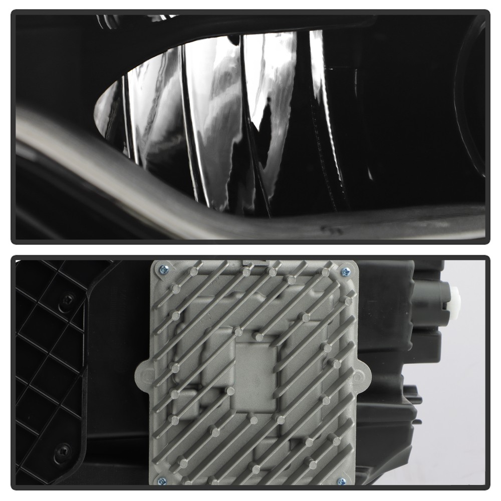 For 2022-2025 Jeep Wagoneer Chrome LED Single Projector Headlight Driver Side