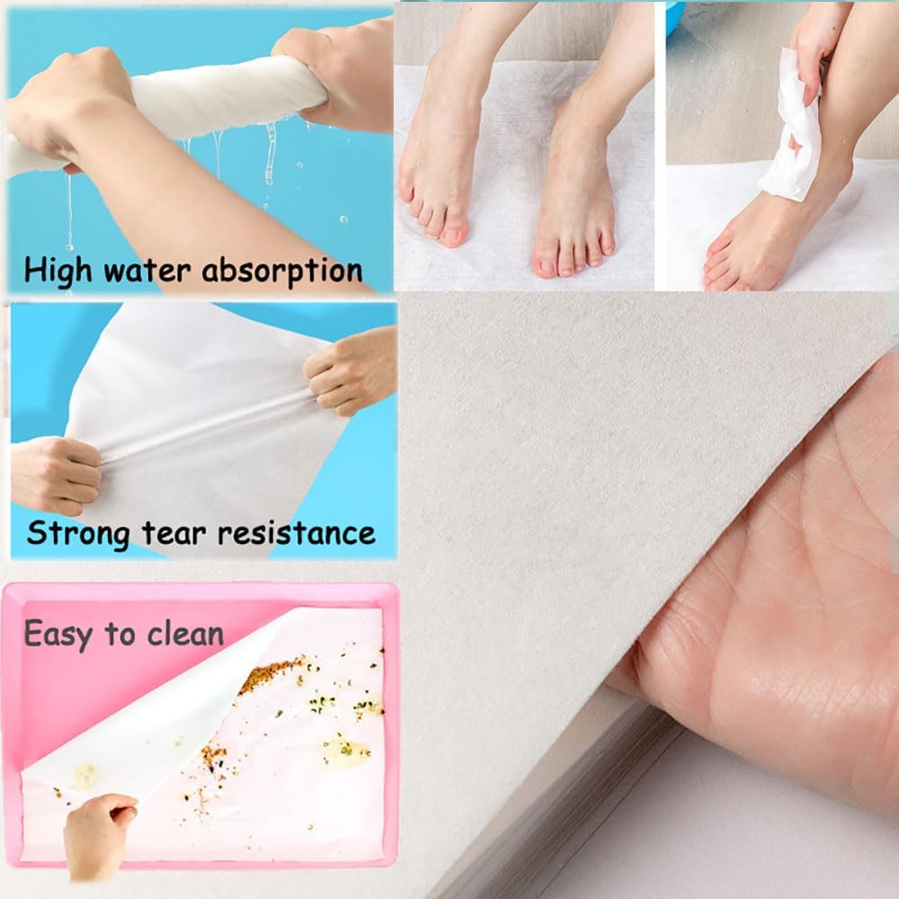 100PCS Bird Cage Liner Papers, Disposable Cage Paper Liners Precut Absorbent Cus