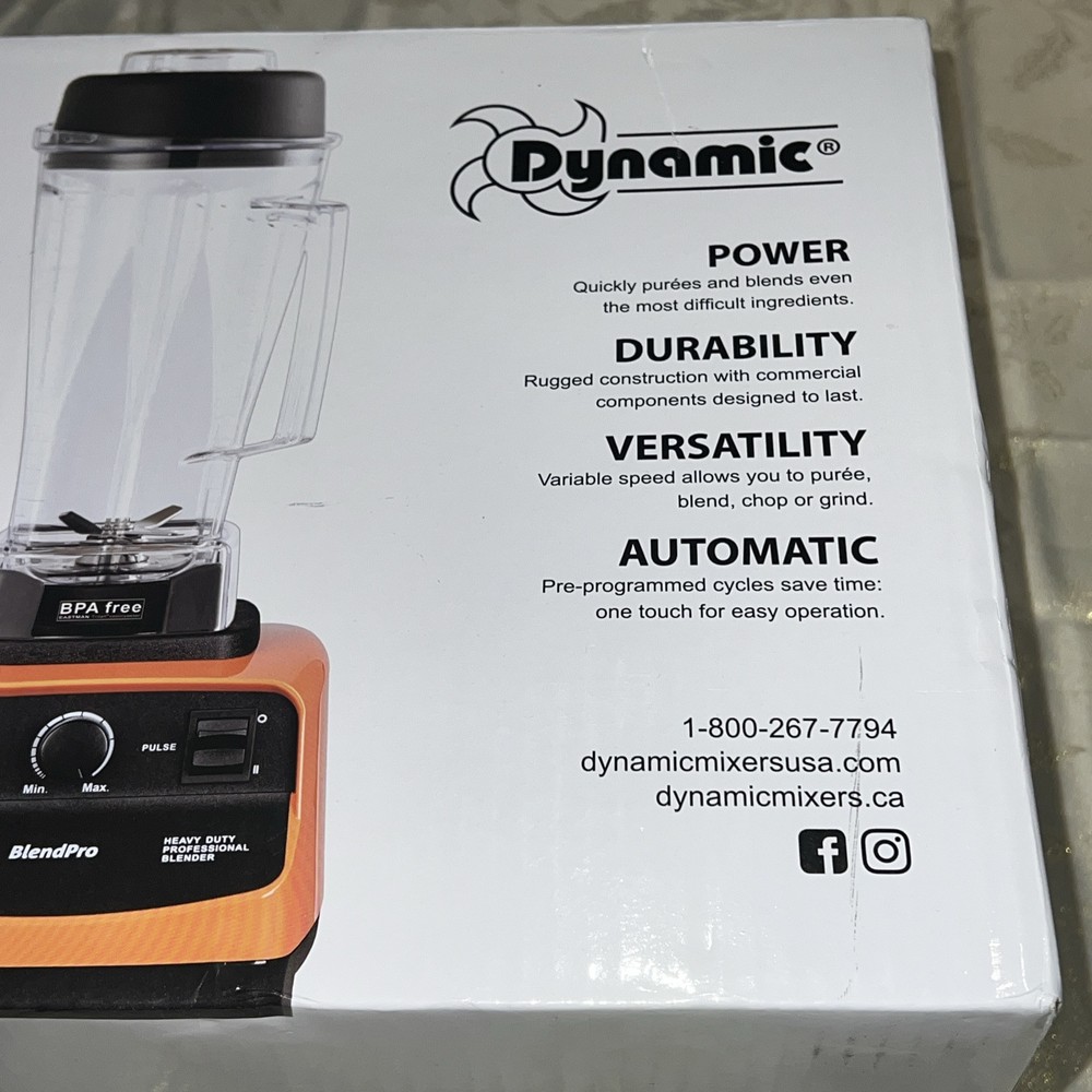 Dynamic BlendPro 2 Performance 68 oz High Speed Blender