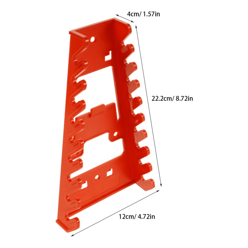 2 Pcs Wrenches Organizer Plastic Wall Mount Tool Holder Pegboard Small